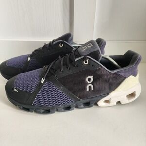 On Running Helion Cloud Flyer Men's sz 13 Athletic Shoe Sneaker Black Gray white